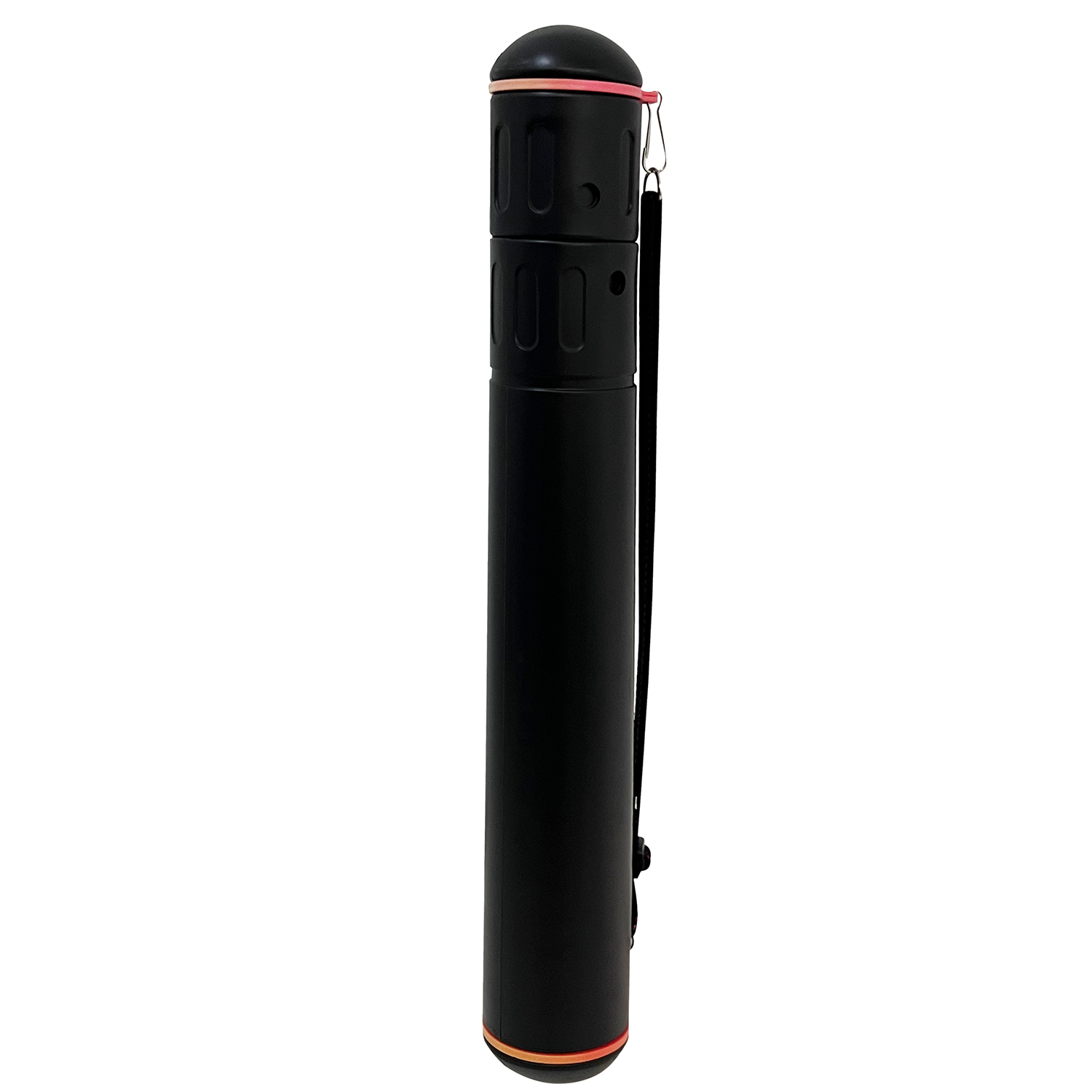 Black plastic drawing tube storage go outside painting artist art class studio low price poster tube with strap custom logo